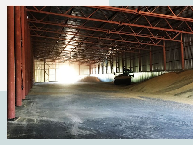 Строительство зернохранилищ в Аксае