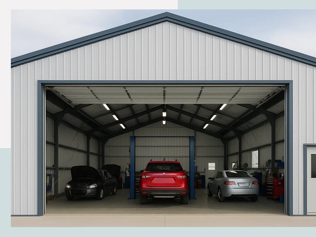 Ангары из сэндвич панелей от 609 руб. в Аксай