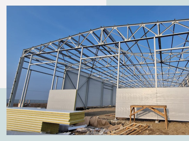 Утепленные ангары в Аксай от 609 руб. за м²