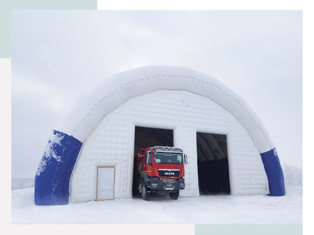 Мобильные ангары в Аксае