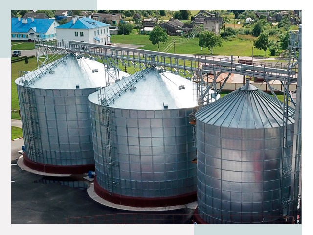 Металлические силосы в Аксае