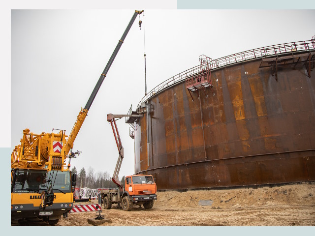 Монтаж резервуаров в Аксае от 609 руб. за м³