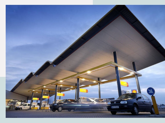 Навесы для АЗС в Аксай от 609 руб. - Защита и комфорт