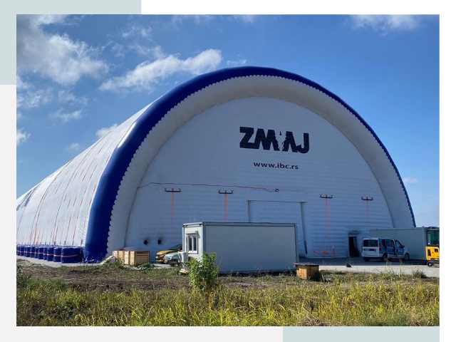 Брендирование ангаров в Аксае