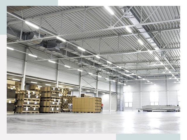 Освещение ангаров в Аксае