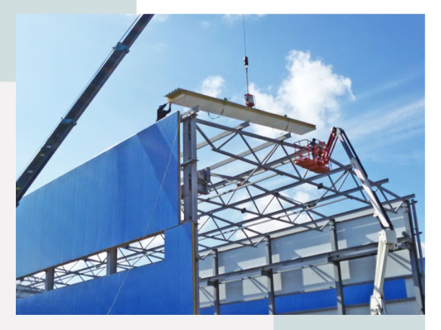 Монтаж сэндвич-панелей в Аксае