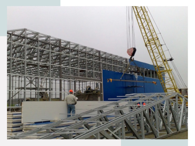 Монтаж ангаров в Аксае