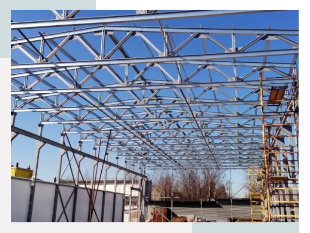 Металлокаркасы для складов в Аксае